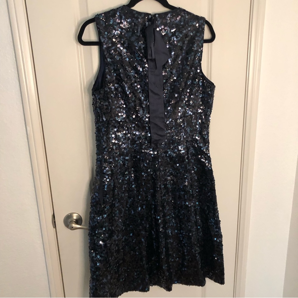 Kate Spade NWT New Women’s Sequin Fit and Flare Statement Bow Dress 12 msrp $898 - Picture 12 of 15